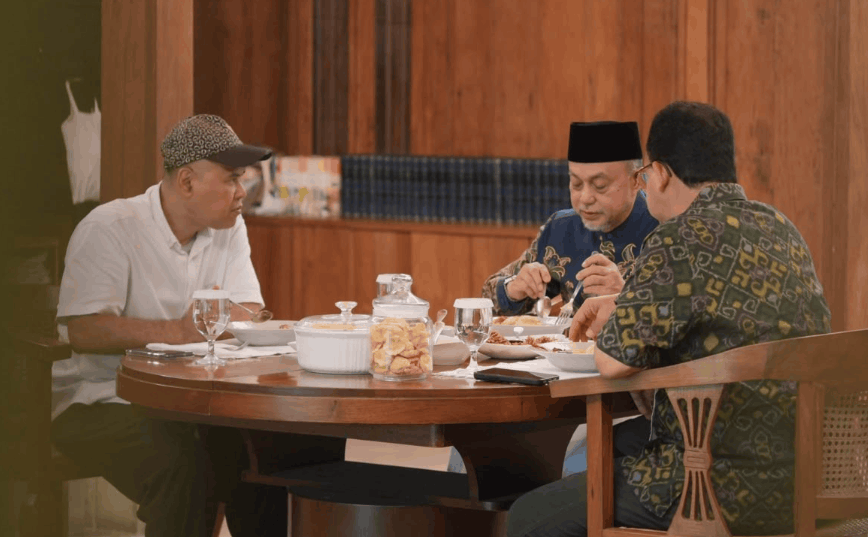 Tamsil Linrung dan Anies Baswedan Bertemu, Bahas Kebangsaan Sambil Sarapan Pagi