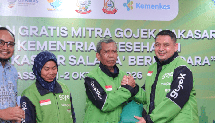 Temui Driver Gojek, Wali Kota Makassar Dorong Cek Kesehatan dan Perlindungan Pekerja