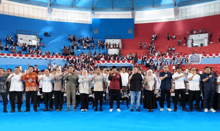 Wali Kota Munafri Dampingi Mensos RI Luncurkan Gerakan Peduli Tetangga di Makassar